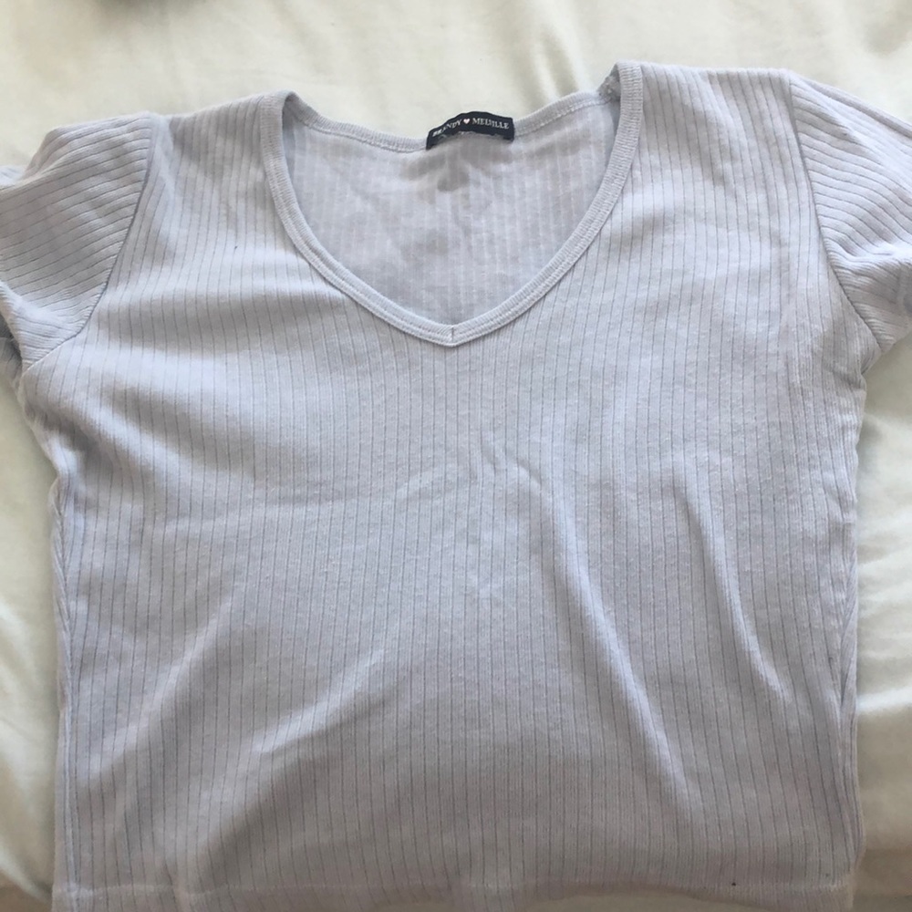 light blue Brandy Melville  crop top